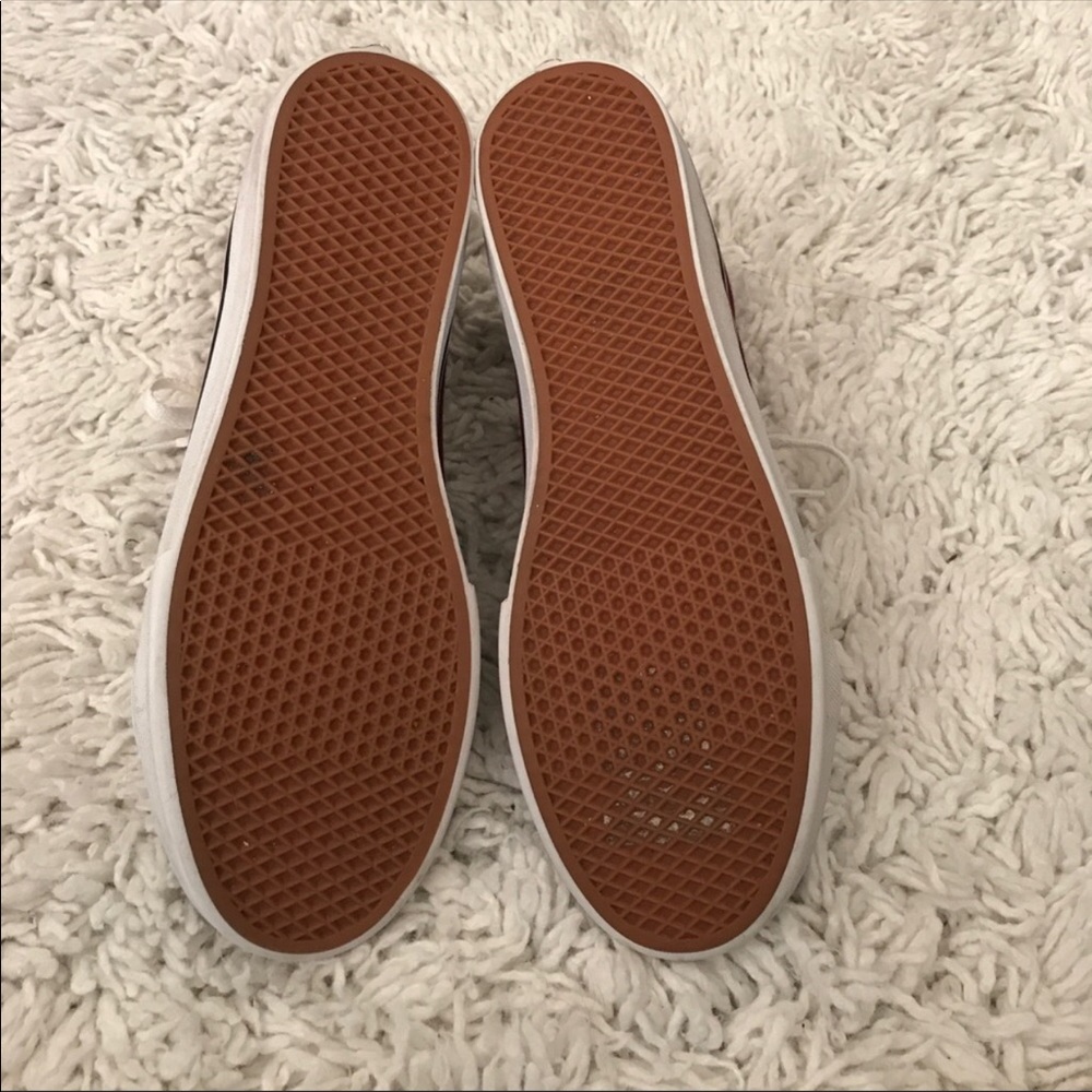 Maroon suede Vans Hi Tops - Picture 5 of 5